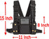 Radio Shoulder Holster Chest Harness Holder Vest Rig | Two Way Radio Chest Front Pack Pouch for Walkie Talkie