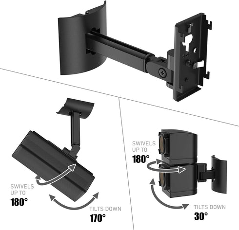 Speaker Wall Mount for Bose UB-20 Series II Ceiling Mount Bracket, Compatible with All Bose CineMate Lifestyle