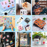 Eagle Stickers for Water Bottle, 50pcs Waterproof Vinyl Bird-of-Prey Stickers for Laptop, Phone, Bumper, Skateboard