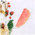 TOYANDONA Realistic Salmon Slice Model Lifelike Kitchen Decoration Prop for Home Supermarket and Restaurant Photography