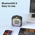 INSMY Bluetooth Speaker, IPX7 Waterproof, Portable Shower Speaker, 24H Playtime, RGB Lights, Wireless Sync for Outdoor