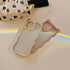 Cute Cat Ears iPhone 11 Case for Women/Girls, Green Glitter Bling, Shockproof, Anti-Scratch, Curly Wave Design.