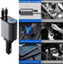 Retractable Car Charger Fast Charging, 66W 4-in-1 USB C Adapter, Compatible with iPhone 15/14/13/12 Pro Max, iPad,