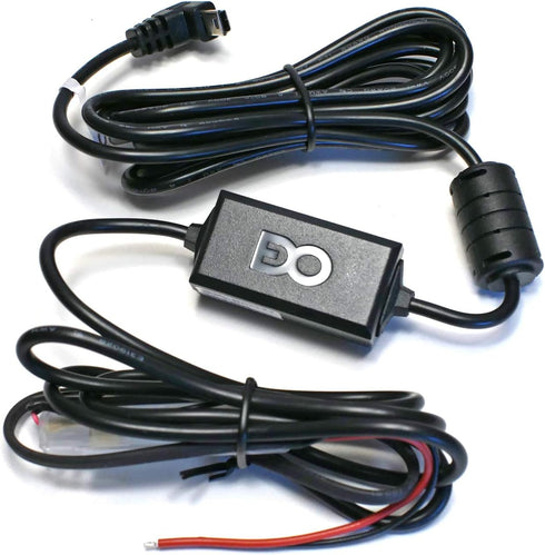 EDO Tech 10 ft Hardwire Car Charger Power Cable Kit for Garmin Dash Cam 10, 20, 30, 35, Cobra CDR810, CDR830