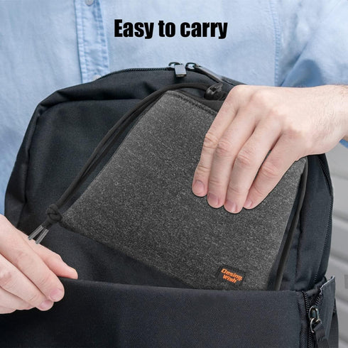 Desing Wish Lightweight Headphone Storage Bag, Portable Carrying Pouch for Over-Ear Headphones/Gaming Headsets (Small