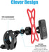 WixGear Universal Magnetic Bicycle & Motorcycle Handlebar Phone Holder with Fast Swift-Snap Technology