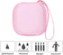 Khanka Hard Travel Case for Iseyyox/RTOPS/Hicober/UCOMX Nano 3 in 1 Wireless Charger (Pink)