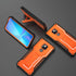 ExoGuard for Moto G Play 2021 Case, Rubber Shockproof Full-Body Cover with Built-in Screen Protector, Orange