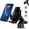 15W Wireless Car Charger - zicBee Qi Fast Charging Auto Clamping Phone Holder for iPhone 15/14/13/12/11 and Samsung