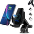 15W Wireless Car Charger - zicBee Qi Fast Charging Auto Clamping Phone Holder for iPhone 15/14/13/12/11 and Samsung