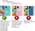 MAIKEZI Soft TPU Slim Fashion Anti-Fingerprint Phone Case Cover for Samsung Galaxy A51 4G (Black Brushed TPU)