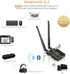 EDUP PCI-E WiFi 6 Network Card AX1800Mbps Bluetooth 5.2 Heat Sink 802.11AX 2.4Ghz/5.8Ghz Wireless PCIe Network Wi-Fi 6 Card PCI Express WiFi Adapters 6dBi Dual Band Antenna for Windows 11/10 64-bit by EDUP