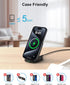 Wireless Charger Stand, Android Cordless QI Charging Pad for Galaxy S24 Ultra, Google Pixel, Apple iPhone 15