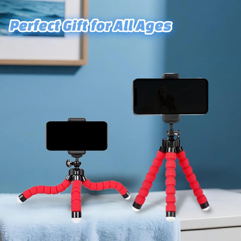 YOUNEEDFUL Mini Portable Phone Tripod Stand with Flexible LegsSuitable for Mobile Phone and Compact Cameras Lightweight