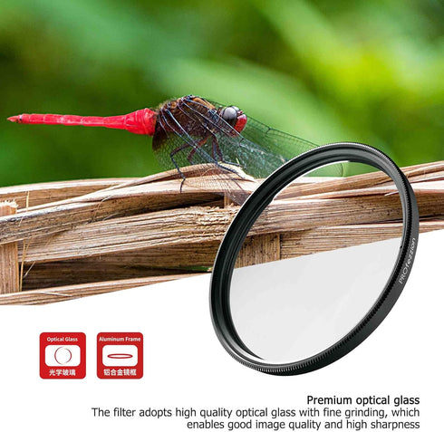 PROfezzion 58mm Close-Up Macro Photography Filter Set (+2 +4 +8 +10) for Canon EOS Rebel T7, T6, T5, T8i, T7i, T6i