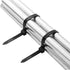 Zip Ties 16 Inch Black Wire Ties, 100 per Pack, Electrical Cable Ties with 60 lbs Tensile Strength for Outdoor Use