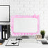 23"-27" Lovely Cute Computer Monitor Cover with Lovely Cute Elastic Pen Pocket Bow-knot TV LCD Screen Monitor