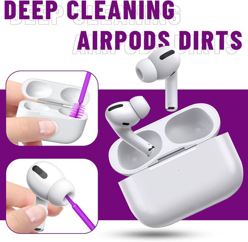 Earbud Cleaning Putty, Cleaner Kit for Airpod, Compatible with Airpods iPhone, fits Earbud Phone Ear Wax Dirt