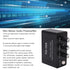 Garosa Mini Electronic Audio Stereo Preamplifier DC 12V Small Stereo Audio Preamplifier 3.5mm Mini Stereo Audio Amplifier with Treble Bass Volume Control for Speakers