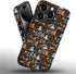 Akinmi 16 16 Case for iPhone Pro Max,Skull On The Bookshelf Exquisitely Pattern Double Protective Phone Cover Cases