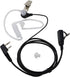 Walkie Talkies Earpiece with Mic 2 Pin Acoustic Tube Headset Compatible with Baofeng UV-5R Retc15/ Retevis RT21 RT22 Kenwood Arcshell AR-5 Two Way Radio (2 Pack)