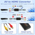 LA NREUCETS 1080P Xbox/Wii/PS1/PS2/PS3/GameCube/N64/VHS/VCR/DVR RCA to HDMI Converter, Composite AV to HDMI Converter