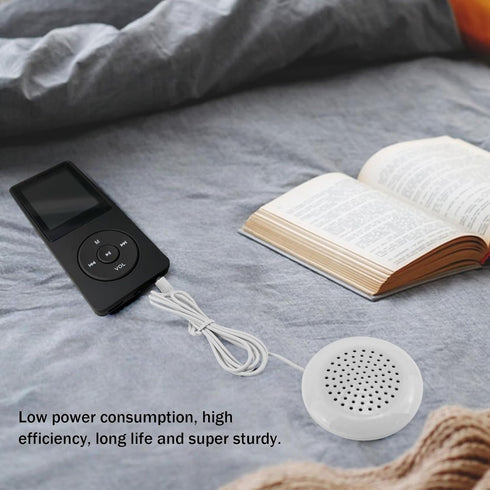 ZJIVQO 5 3.5mm MP3 Pcs Pillow Speaker, New Mini Stereo Speaker for Phone Portable CD