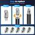 5 Pack Long Pen Body Stylus Pens for Touch Screens, High Sensitivity & Fine Point Capacitive Pen for iPad, iPhone,