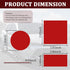 YGDMD 6PCS Dash Cam Adhesive Pads,Heat Resistant Dash Cam Sticky Pads with Strong Adhesive Force,Cuttable Sticky Pad