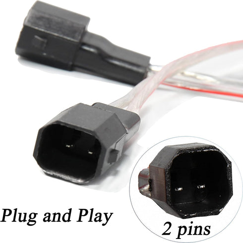 RED WOLF Car Speaker Wiring Harness Adapter - Compatible with Ford, Lincoln, Mercury, Mazda Vehicles for Aftermarket