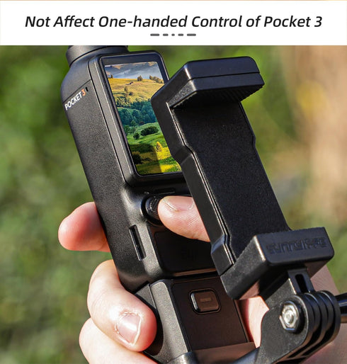 BTG Front Cellphone Mount for DJI OSMO Pocket 3, Accessories Phone Holder Stand