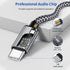 USB C to 3.5mm Aux Audio Cable with Charging, 2 in 1 USB C to 3.5mm Car Stereo Headset Audio Cable with PD Charging