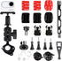 Motorcycle Bike Handlebar Helmet Mount Bundle for Insta360 X4, GO 3, X3, X2, ONE RS, GoPro 12/11/10/9/8/7/6/5