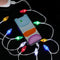 LED Christmas Light Phone Charger Cord, USB Charging Cable Gift for Phone 14/13/12/11 Pro/XS/XS Max/XR/X/8 Plus/8/7