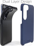 Crave Dual Guard Shockproof Protection Case for Samsung Galaxy S23, Dual Layer Case, Navy