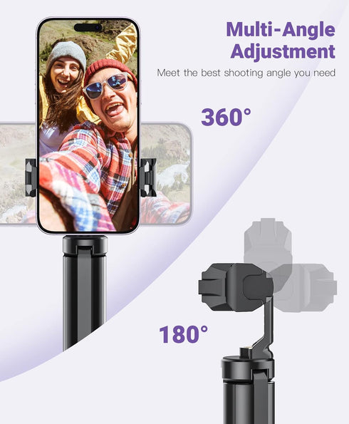 Mini Tripod, Anozer Small Tripod with Universal Phone Holder & Cold Shoe, Lightweight Phone Tripod Stand Compatible