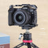 LEFTFOTO Camera Cage for Canon R8 - Protection Frame Rig with Arca Base, Cold Shoe, Strap Slot, for Vlog Shooting