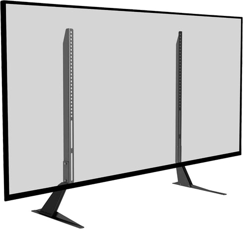 Atlantic 42" 66 lbs, 63607103 Table Top TV Stand - Universal Adjustable Table Top TV Stand, Adjust Height, Base Mount
