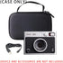 WAIYUCN Hard EVA Carrying Case for Fujifilm Instax Mini EVO Instant Camera - Black