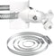 Universal Adjustable Stainless Mount Bracket for Outdoor Security Camera, 360 Degree Clamp Compatible with Reolink/Nest