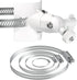 Universal Adjustable Stainless Mount Bracket for Outdoor Security Camera, 360 Degree Clamp Compatible with Reolink/Nest