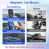 XSMNER 3.5mm 270 17/16/15 Magnetic Phone Holder for Car, Ultra Thin Foldable Car Phone Holder Mount, Anti-Shake Phone