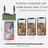 Large Waterproof Phone Pouch 2 Pack, IPX8 Waterproof Cell Phone Case Dry Bag Compatible with iPhone 15 14 13 12 11 Pro Max/Galaxy S23 Ultra S22 Pixel 4 XL Up to 7.5", Army Green+Yellow