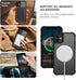 BENTOBEN Magnetic Case for iPhone 11, Black, Compatible with MagSafe, Rotatable Ring Holder Kickstand Design