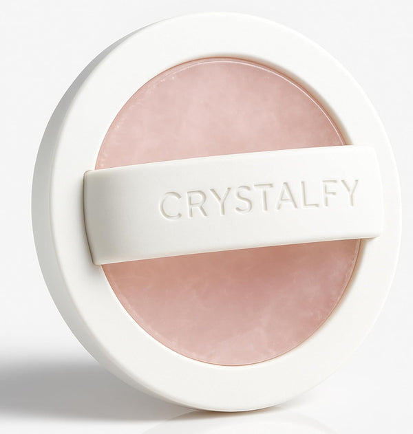 CRYSTALFY Grips by Rose Quartz Crystal Magnetic Phone Ring Grip Silicone Slim Phone