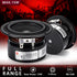 Facmogu 3 inch Tweeter Speakers, HiFi Full Range Woofer Loudspeaker, 2 PCS 4 Ohm Anti-Magnetic