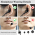 Left Ear Referee Earphone, Headset Earhook Earpiece for V6 V4 FBIM Soccer Football Coach Intercom Radio