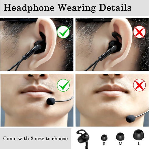 Right Ear Referee Earphone, Headset Earhook Earpiece for V6 V4 FBIM Soccer Football Coach Intercom Radio