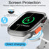 2 Pack Fvlerz Rugged Case for Apple Watch 45mm 44mm, Soft TPU Shockproof Bumper Cover for iWatch Series 9/8/7/6/SE/5/4