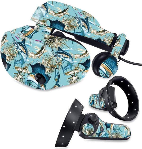 MightySkins Skin - Island Fish for Samsung Odyssey Plus VR | Durable Vinyl Decal Wrap Cover | Made in The USA